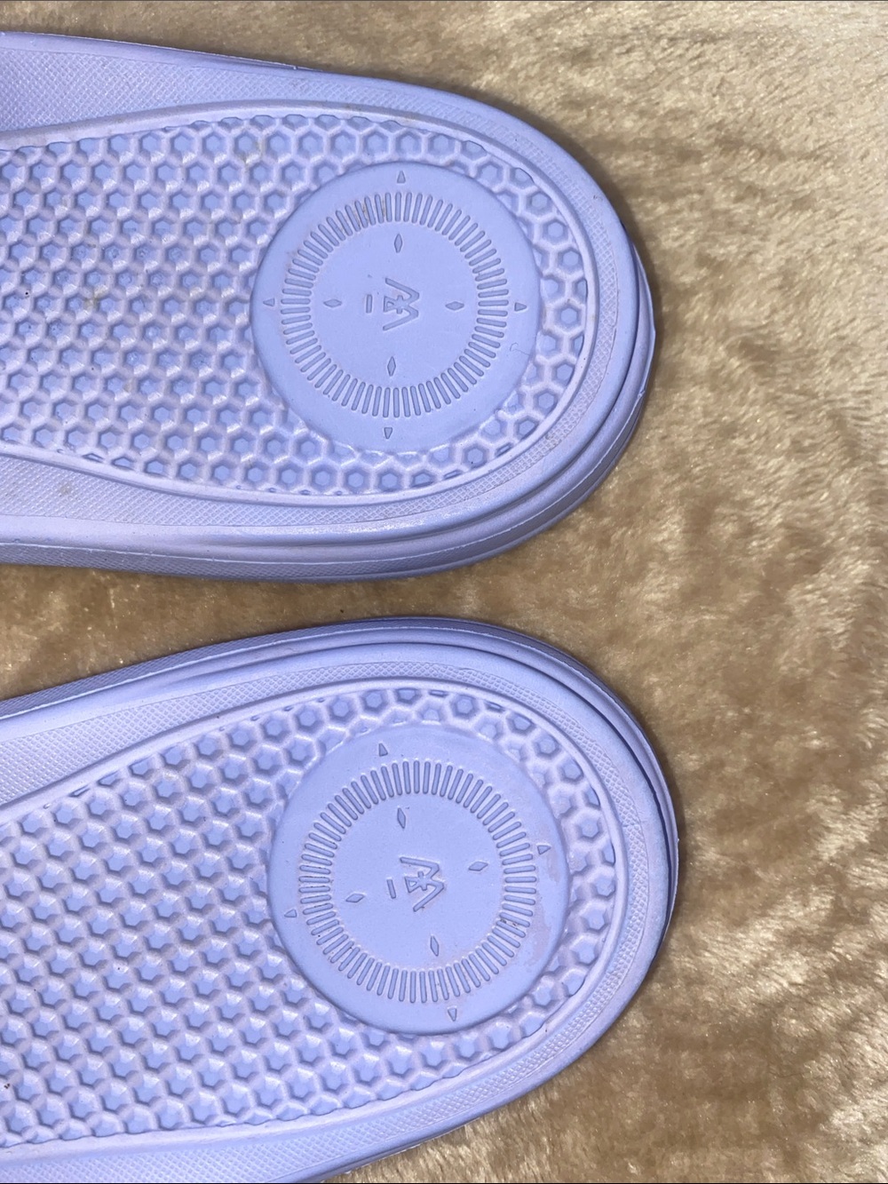 totes Lavender Cross-Strap Slide Sandals - Picture 4 of 5
